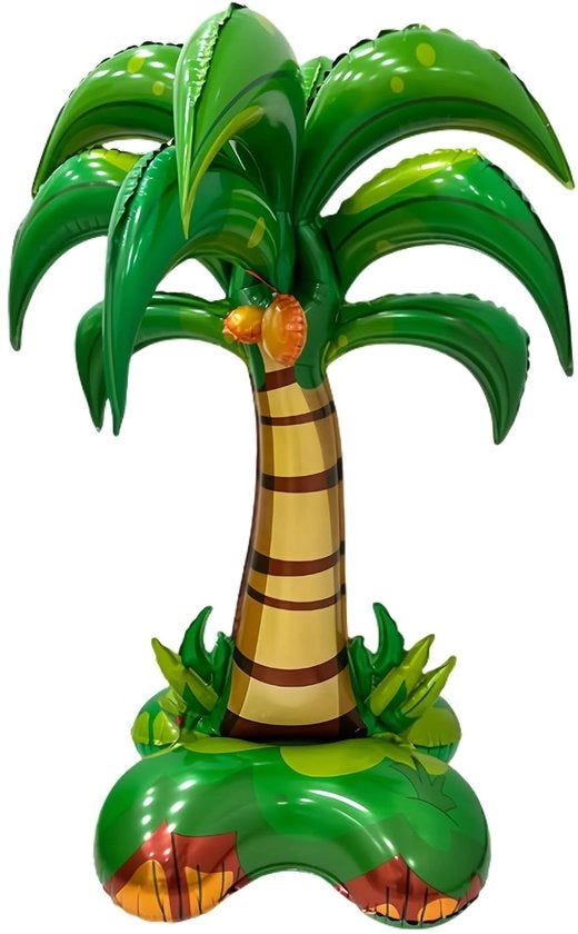 Decorazione di festa tropicale XXL a forma di cocco - pallone gonfiabile in stile hawaiano - decorazione di alta qualità per festa estiva