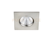 ZAGROS FARETTO DA INCASSO LED  5,5W 345lm, 3000K QUADRATO ACCIAIO DIMMERABILE IP65 8,5CMX8,5CM