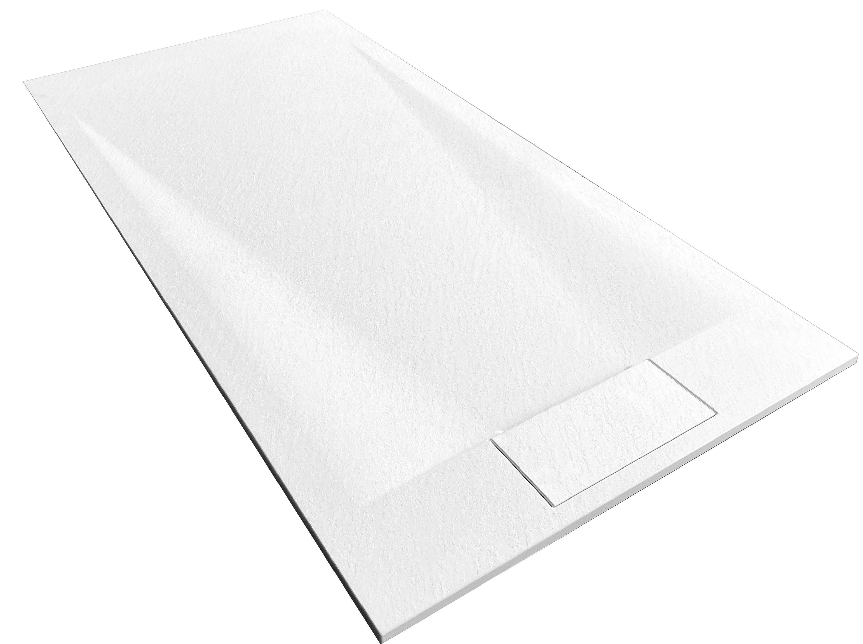 Piatto Doccia Bazalt White 80x120