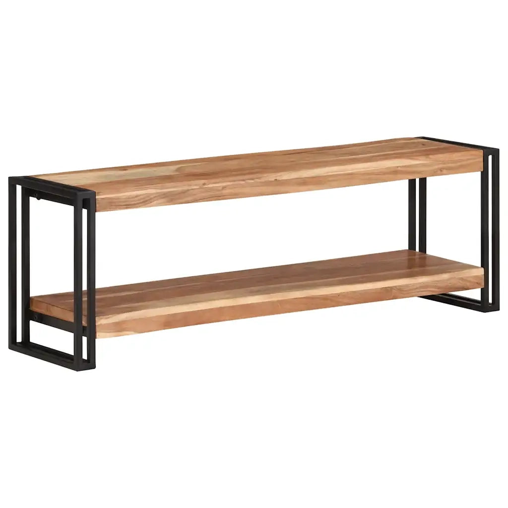 Mobile Porta TV 120x30x40 cm in Legno Massello di Acacia cod mxl 33841