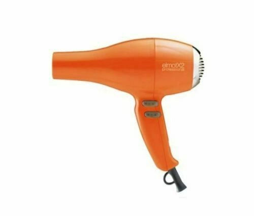 Asciugacapelli Phon Professionale X2 Arancio 2 Velocità 5 Temperature 1800 watt