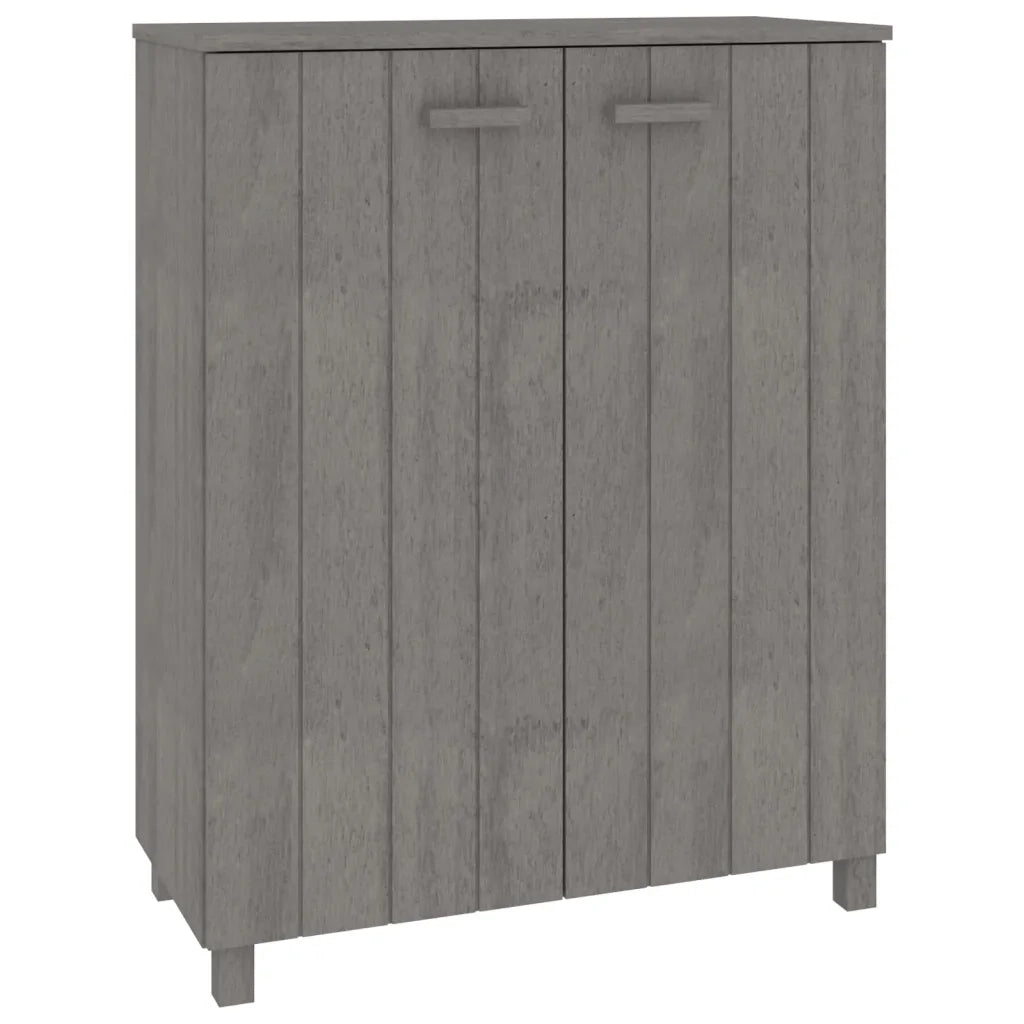 Scarpiera-Scaffale per scarpe HAMAR Grigio Chiaro 85x40x108 cm in Legno di Pino