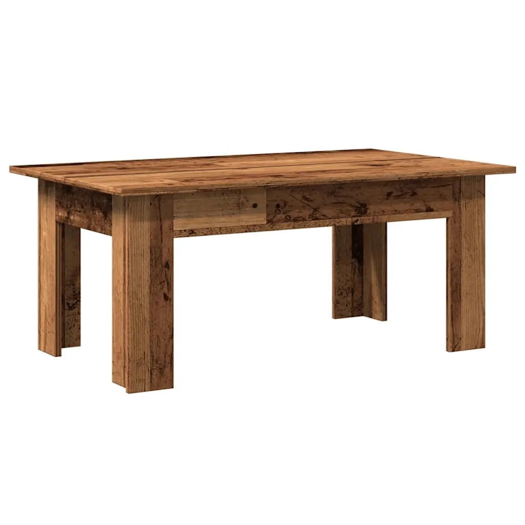 Tavolino Salotto Legno Antico 100x60x42 cm in Legno Multistrato 855958