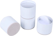 Pannello di Elevazione per Mobili in Acciaio di Carbone, 3,15 x 3,15 x 2 Pollici, 4 Pezzi, Autoadesivo, Aggiunge 2 Pollici di Altezza ai Mobili, Bianco, Rondi.