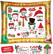 Supporto per foto espandibile - 39 pezzi di accessori per foto - decorazione per feste di Natale - materiali di alta qualità - facile da montare - accessori per foto