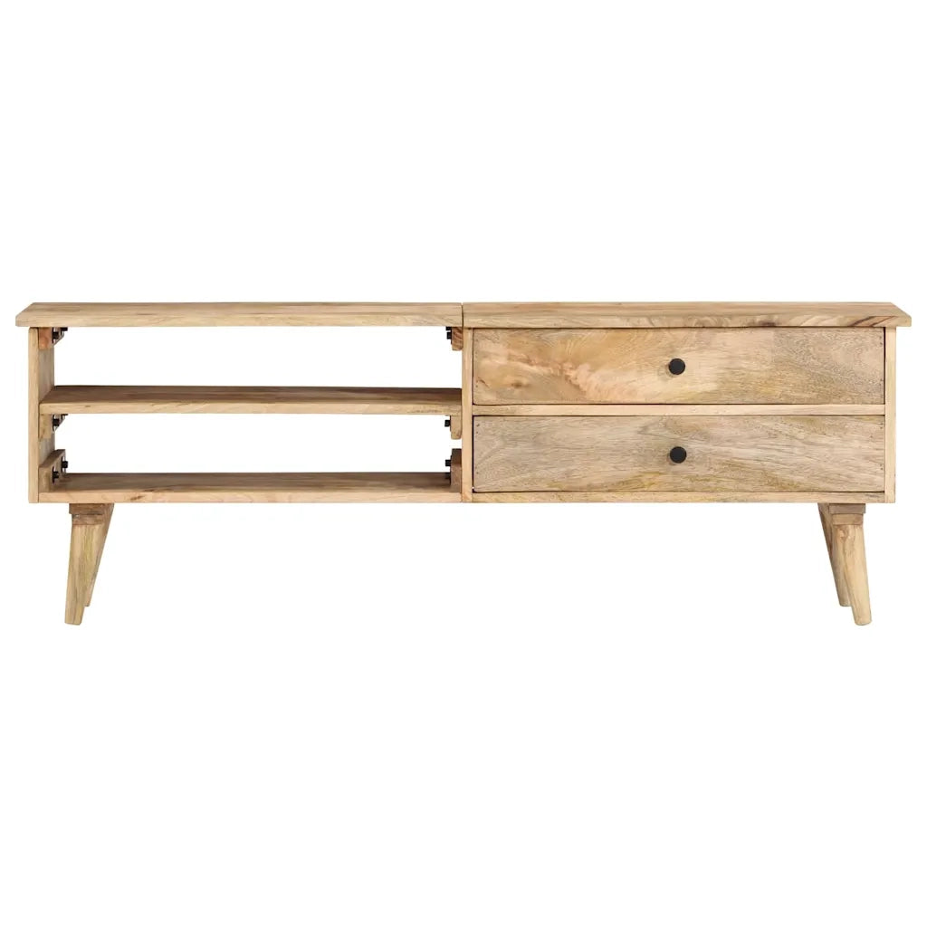 Mobile Porta TV 140x30x50 cm in Legno Massello di Mango 320797