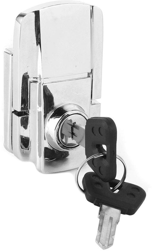 Accessorio di sicurezza per vano bagagli - Slot anti furto per motocicletta - Accessorio di ricambio - Inclusi 2 chiavi - Installazione a viti - Materiali di alta qualità in acciaio - Slot per bagagli
