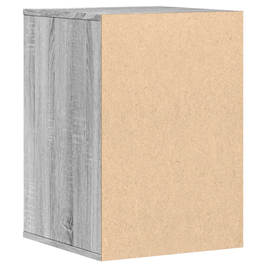 vidaXL Cassettiera Angolare Grigio Sonoma 40x41x58cm Legno Multistrato