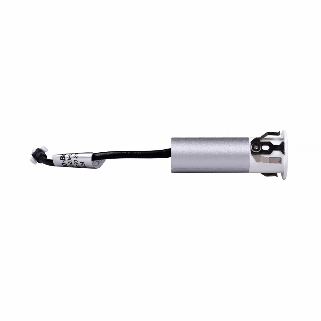 FARETTO LED DA INCASSO 3W LUCE CALDA 3000K° - ILLUMINAZIONE AD ALTA EFFICIENZA PER INTERNI IN ALLUMINIO BIANCO E ARGENTO