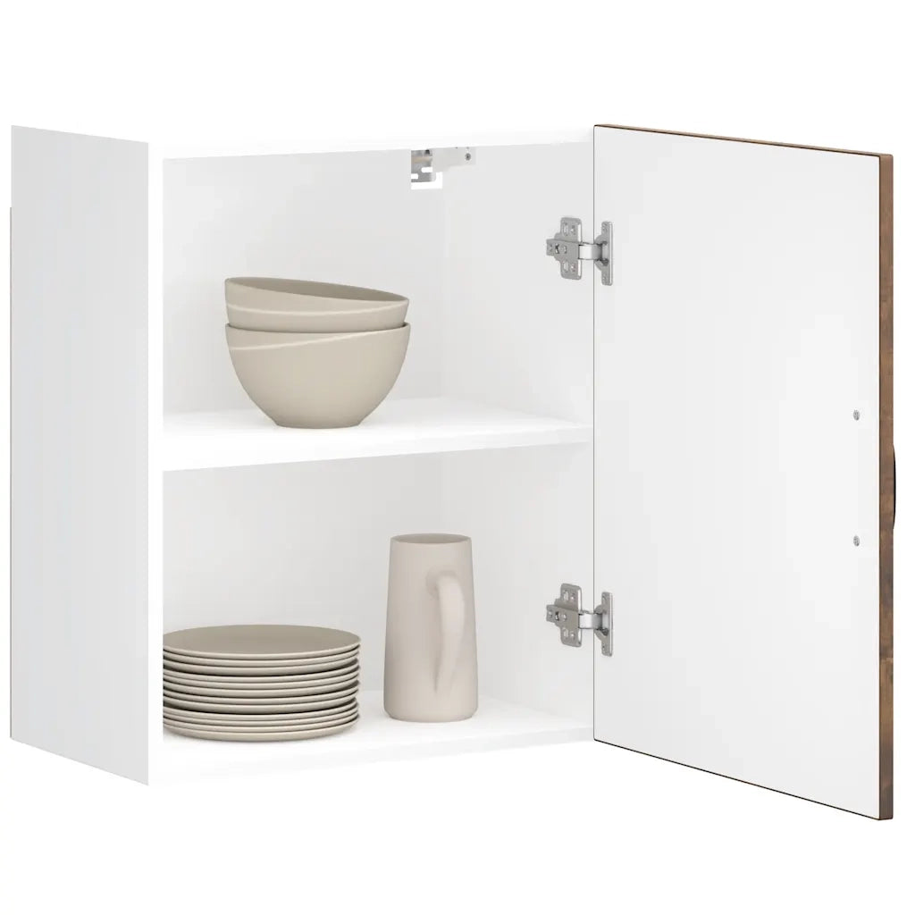 Pensili da cucina 2 pz Kalmar in Legno Multistrato Rovere Fumo 853568