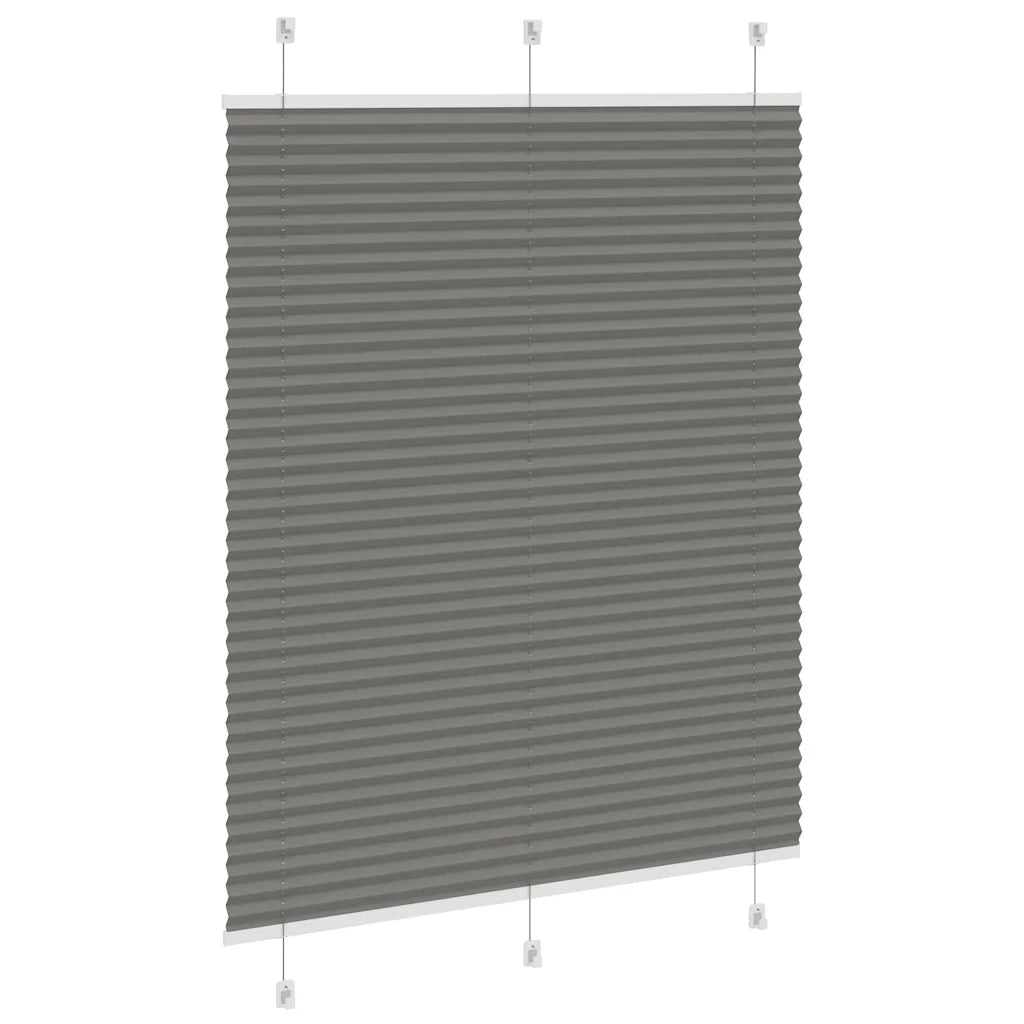 Tenda Plissettata Antracite 110x150cm Larghezza Tessuto 109,4cm 4015094