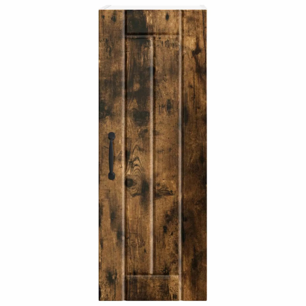 Pensile da cucina | Armadietto a muro LUCCA Rovere Fumo 30 x 31 x 80 cm