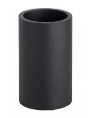 Portaspazzolino da tavolo GAMMA in resina nera opaca 12 x7,2 x7,2 cm