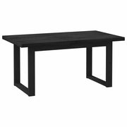 Tavolo da Pranzo | Tavolo da cucina NOAIN 160 cm Legno Massello di Pino Nero