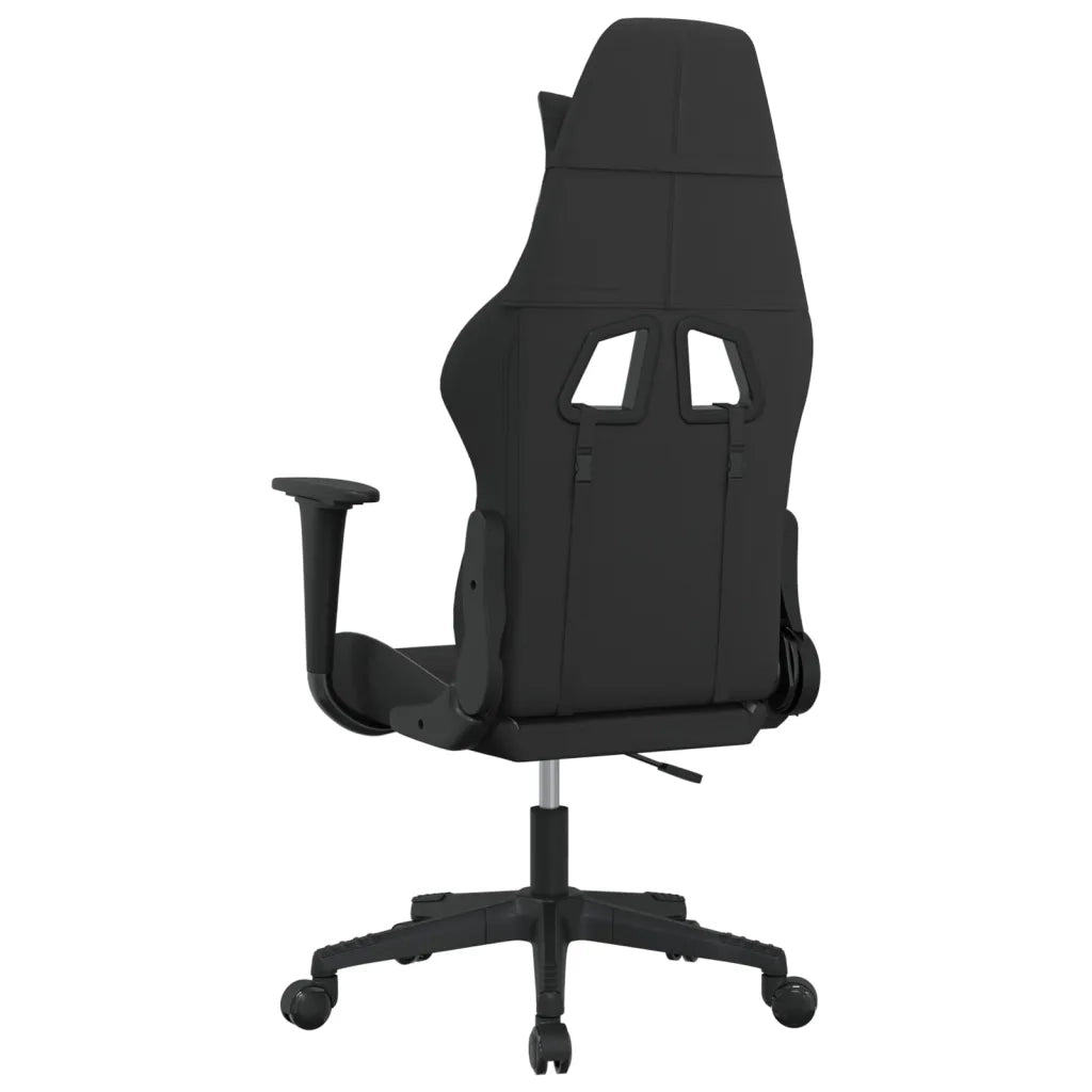 Sedia da Gaming | Sedia da e-sports Nero e Grigio Chiaro in Tessuto