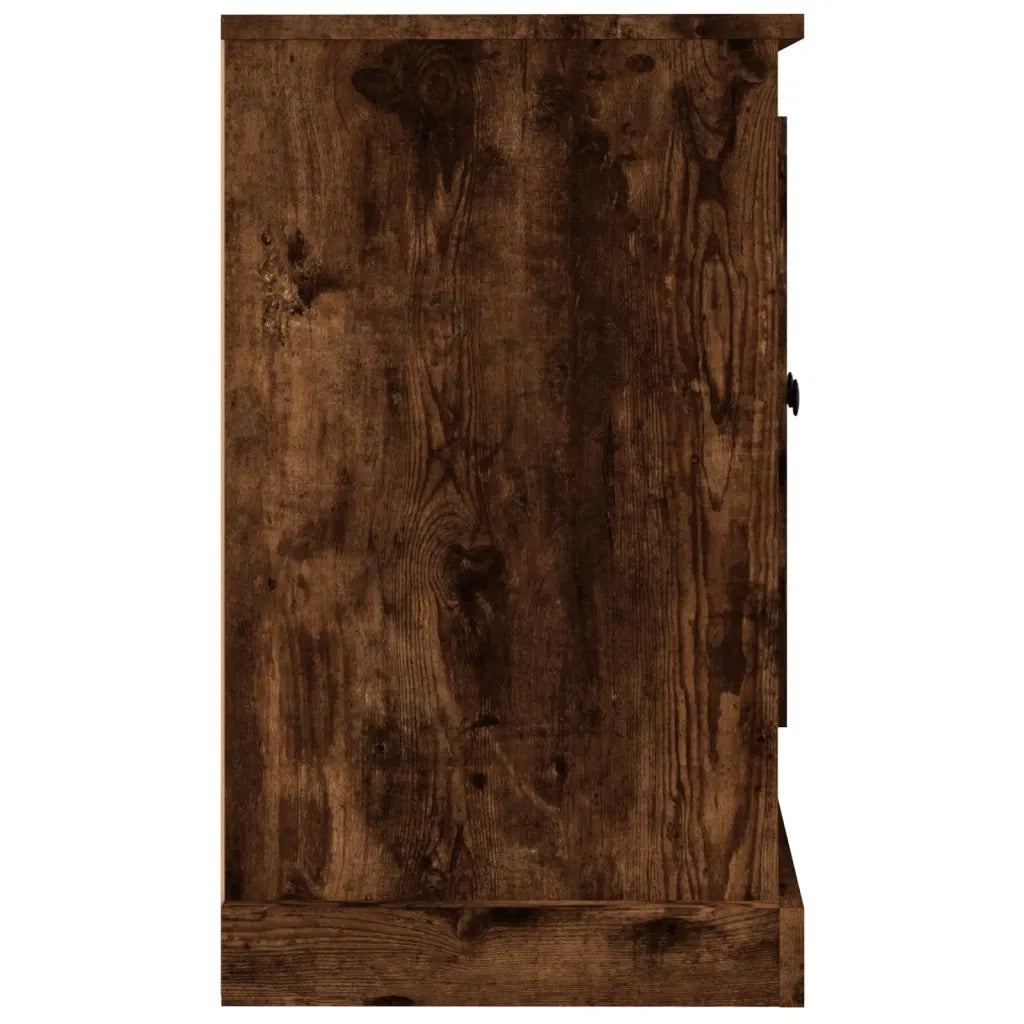 Credenza-Buffet-Armadio da cucina Rovere Fumo 100x35,5x60 cm in Legno Multistrato