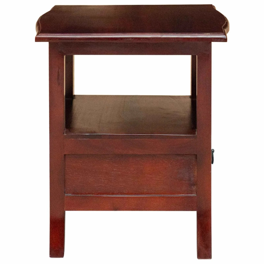 Comodino | Armadio da Notte | Mobiletto da notte con cassetto Marrone 40 x 40 x 45,5 cm