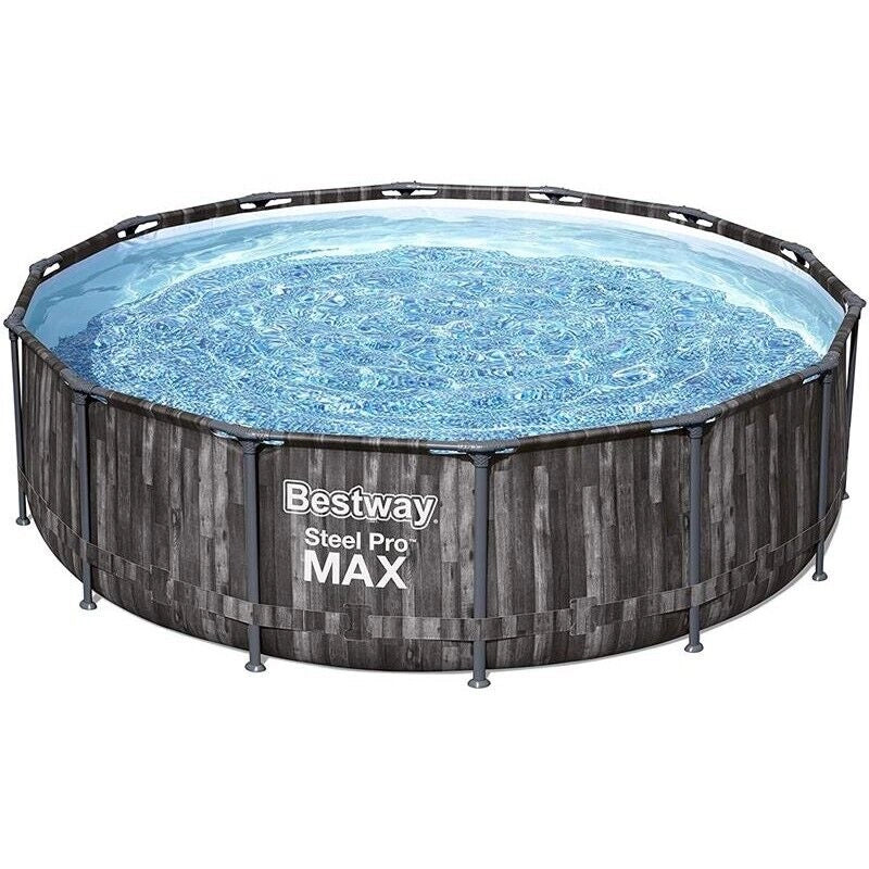 BESTWAY PISCINA FUORI TERRA STEEL PRO MAX TONDA Ø 427 X 107 CM