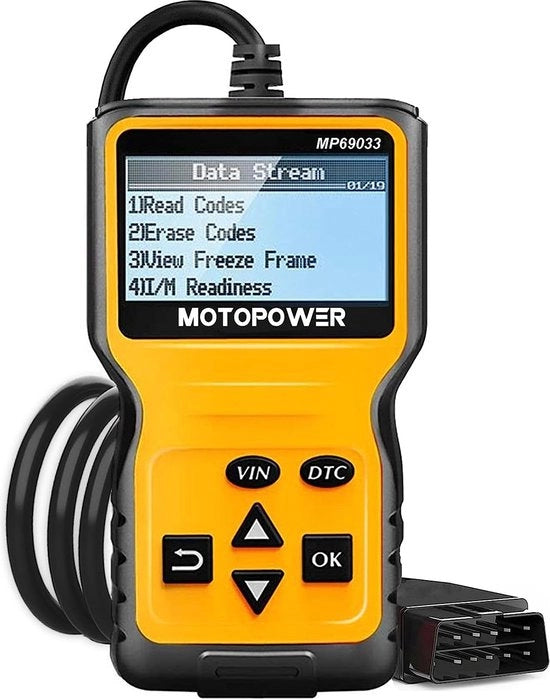 Scrittore OBD2 Universale - Lettore Codici Fattura Motori per Tutti i Veicoli dal 1996 - Strumento di Diagnosi Multifunzionale con Display LCD
