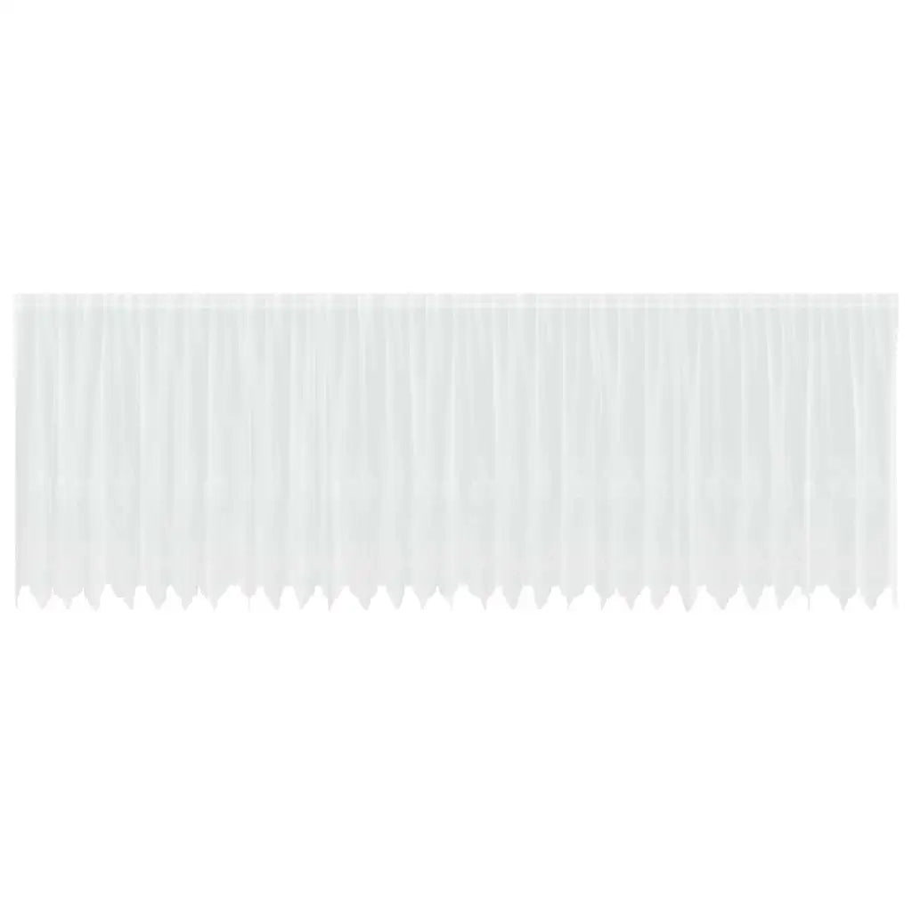 vidaXL Tende con tende Bianco 750 x 140 cm Poliestere