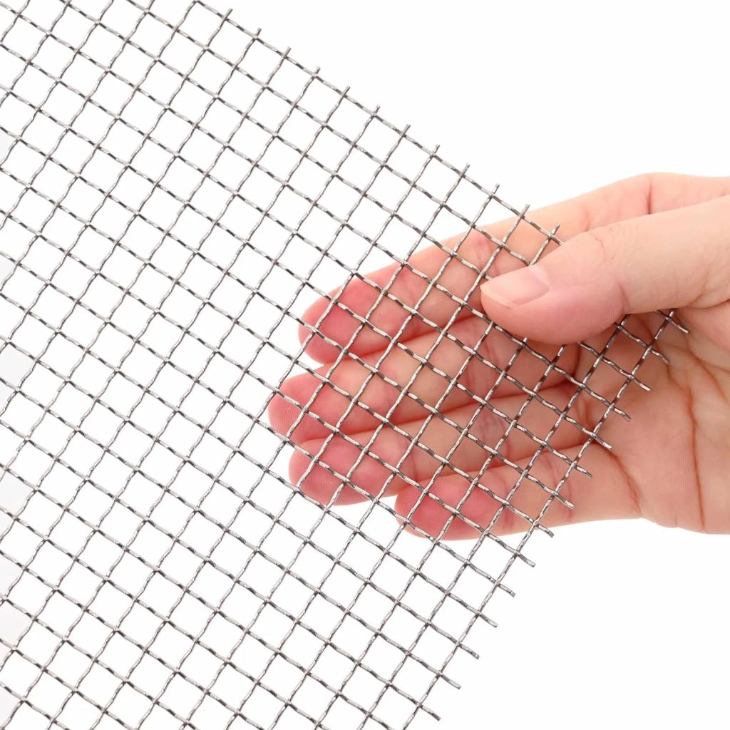 Rete per schermatura 20 x 200 cm 3 Mesh Argento 42039626