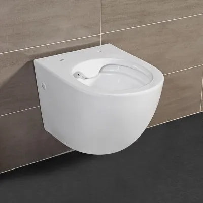 Wc sospeso salvaspazio Rimless in ceramica lucida serie Tokyo