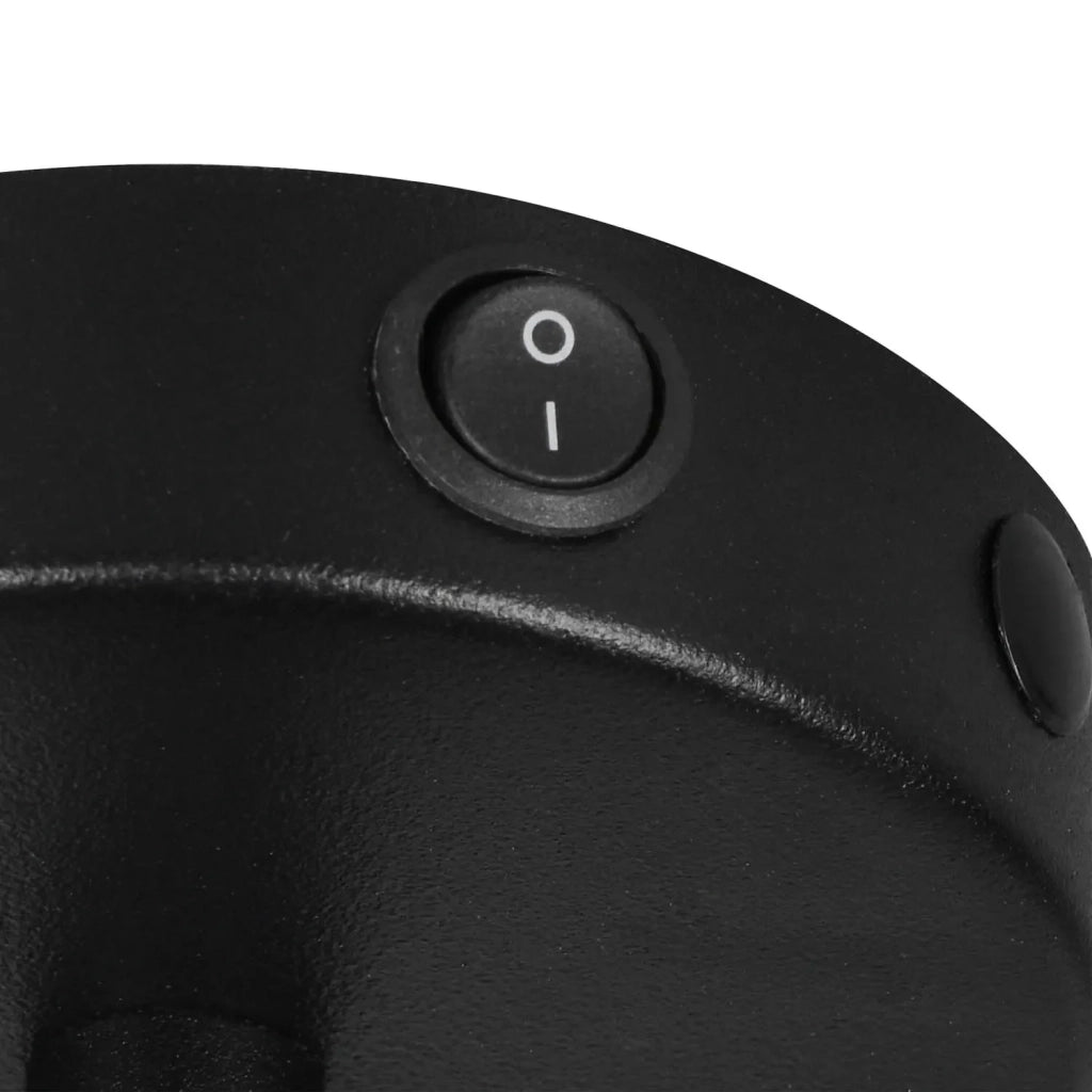 LÚZETE - APPLIQUE DA PARETE 1 LUCE METALLO NERO E14 BIRKITA