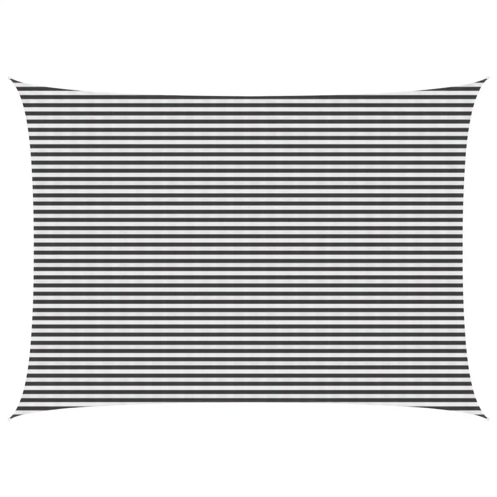 Telo Ombra Antracite e Bianco 5 x 8 m HDPE 42032781
