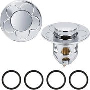 Filtro per scarico, confezione da 2, set di filtri per scarico universali con setaccio antiriflettente per vasca da bagno, cucina, scarico, diametro 34-40 mm, argento