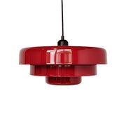 Sospensione interna metallo, ø35cm, bordeaux