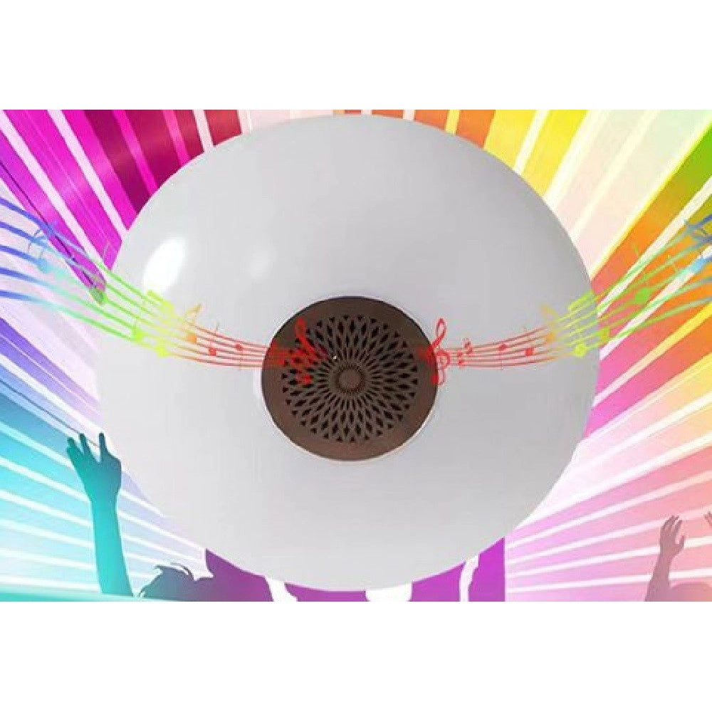 Trade Shop - Lampadina Musicale Luci Colorate Lampada Di Musica E27 Ufo Bluetooth 5.0 Tx-9711 -
