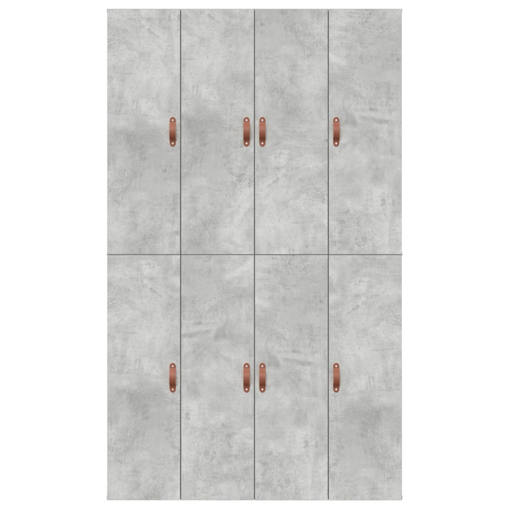 Struttura Letto con Contenitore Grigio Cemento 120x190 cm