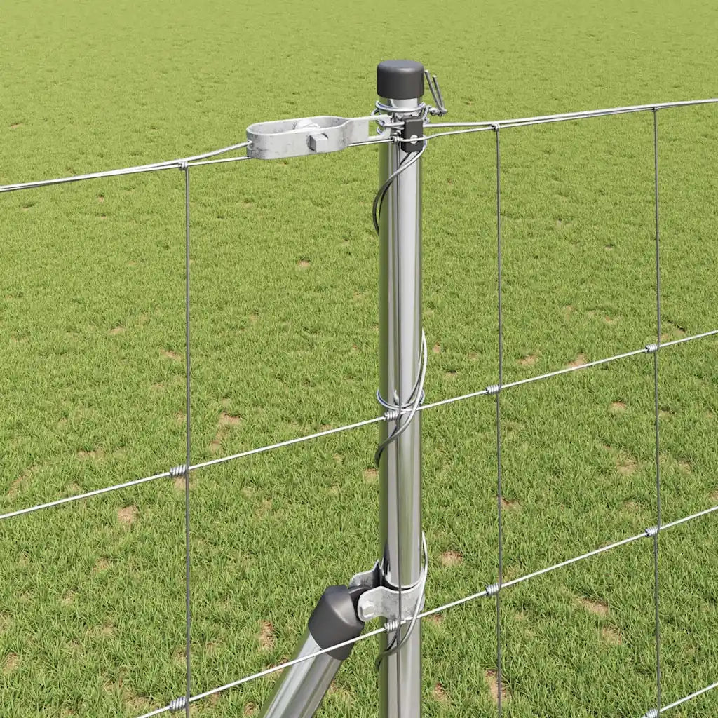Palo della recinzione Zincato 25 x 1,5 m Acciaio