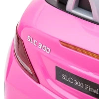 Macchina Elettrica per Bambini 3-6 Anni con Luci LED, Effetti Sonori e Telecomando, 107x62.5x44 cm, Rosa