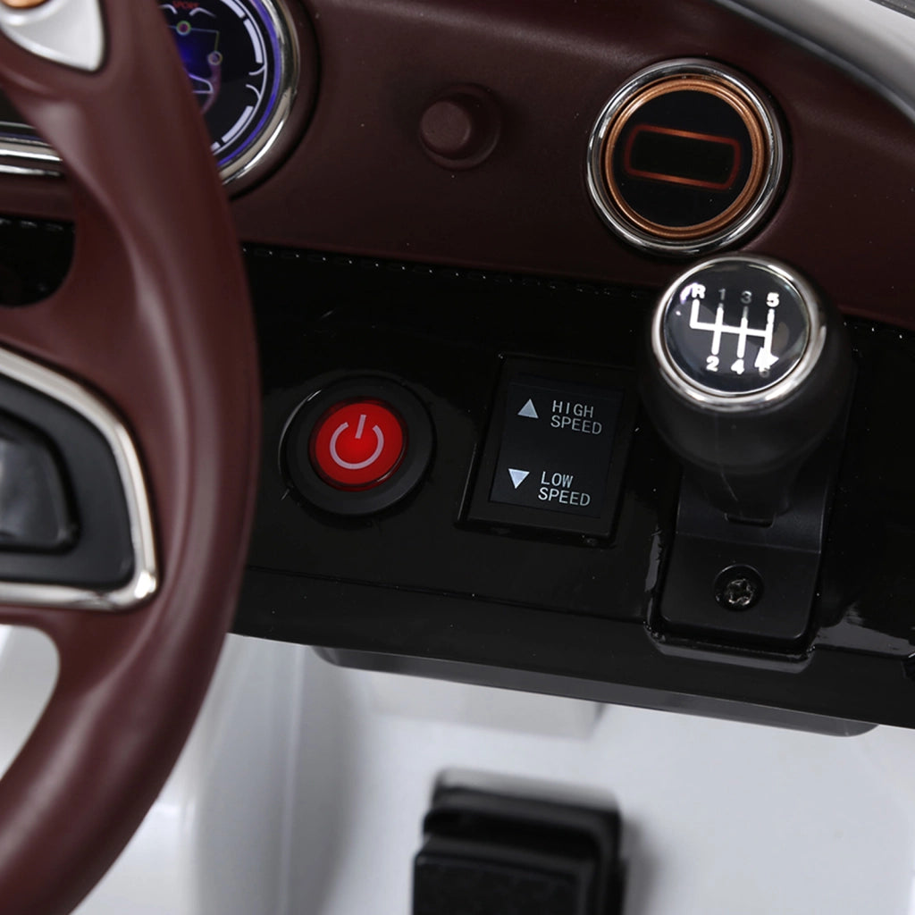 Auto Elettrica Bentley GT con Telecomando ¨C Xylo ¨C Bianco 108x60x43cm 2x390 Motori