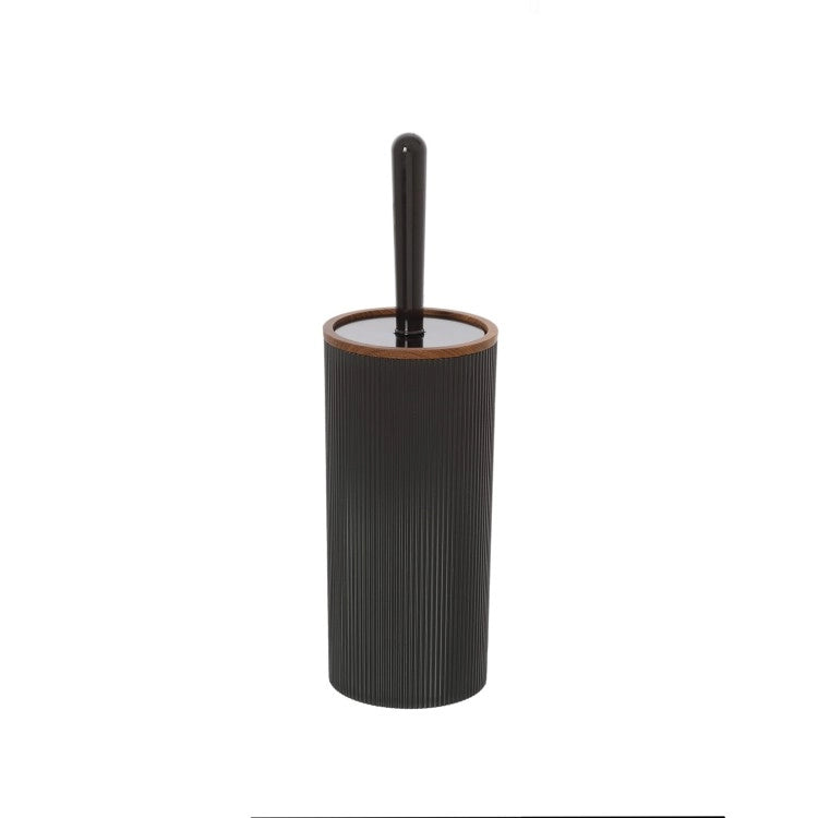 PORTASCOPINO LONDON H34CM NERO / LEGNO.