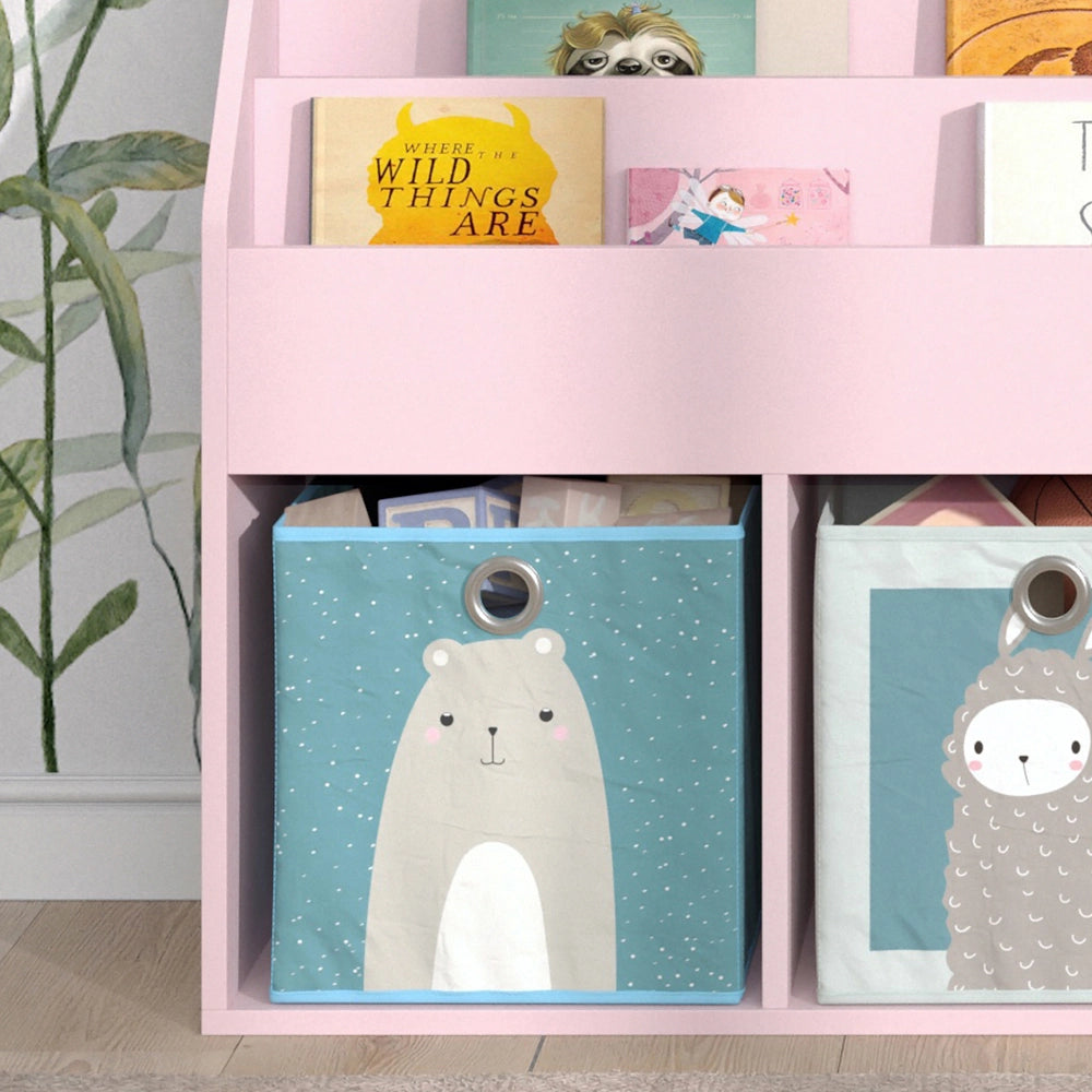 Vicco Libreria bambini rosa 72 x 79 cm Senza box pieghevole