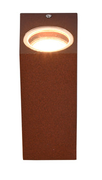 Applique da Esterno Attacco GU10 in Alluminio Pressofuso Ruggine