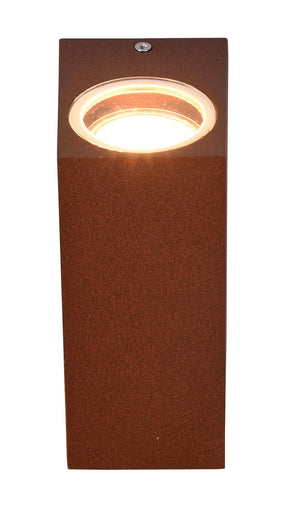 Applique da Esterno Attacco GU10 in Alluminio Pressofuso Ruggine