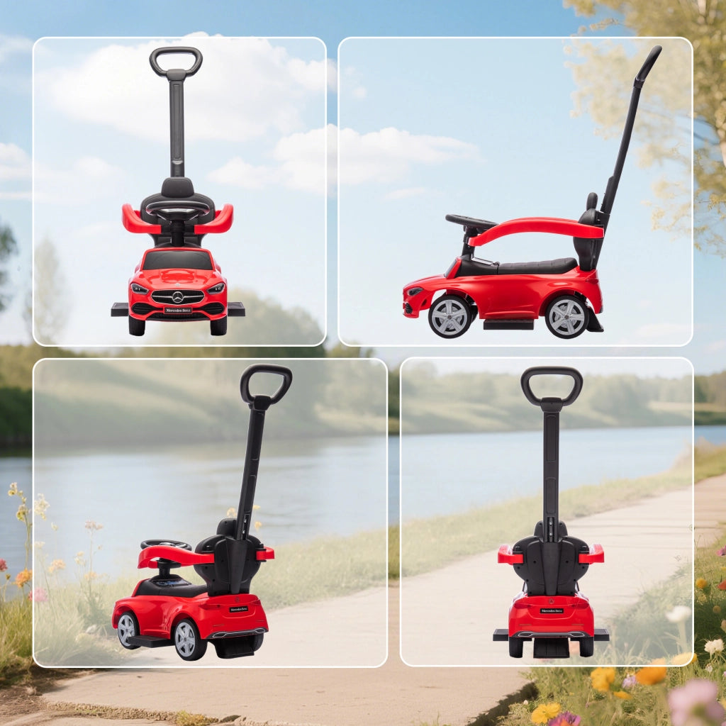 Portagiochi Bambini Mercedes-Benz ¨C zephmum ¨C Rosso 91x40x83 cm