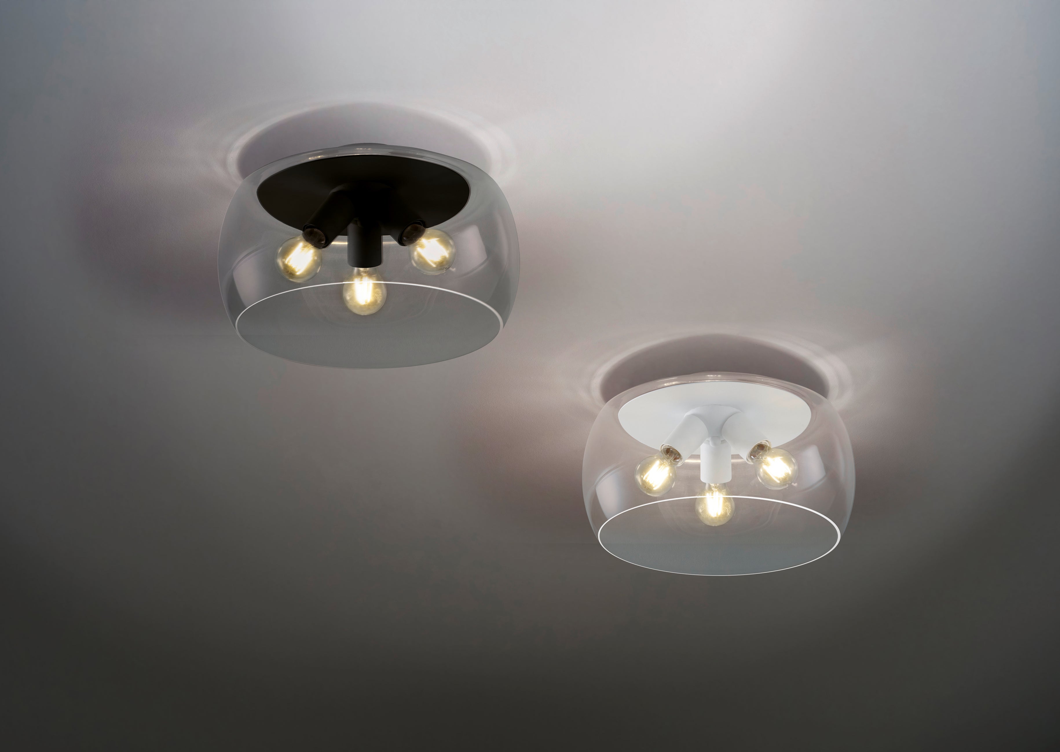 Plafoniera da Interno a LED in Metallo Antracite