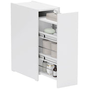 Mobile Bagno Stretto con Cassetto Profondo ¨C Zephmum ¨C Legno Bianco 60x30x