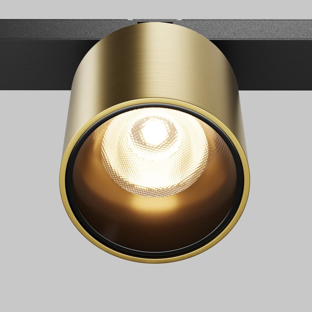 Maytoni Lampada Da Binario Exility Alfa S 1 luce LED integrato nero alluminio