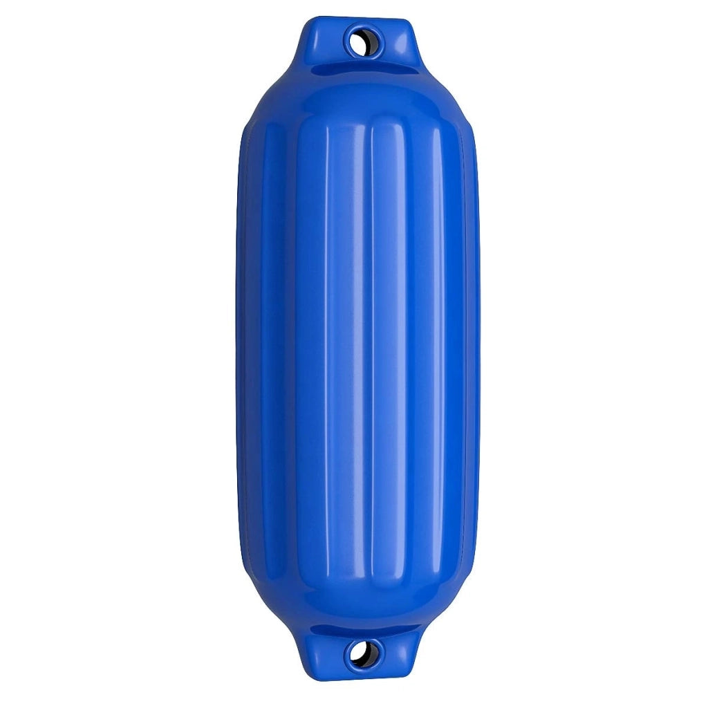 Set da 4 Parabordi Nautici per Barca in Vinile Marino Blu 8.5" x 27" Robusti e Resistenti per Ormeggio