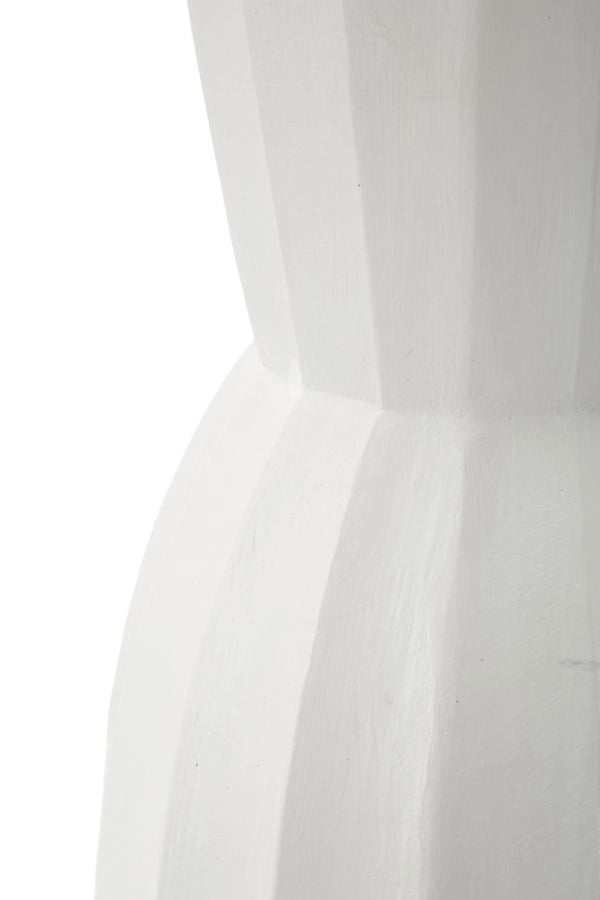 Vaso Glint Ø24x41 cm in Mgo Bianco