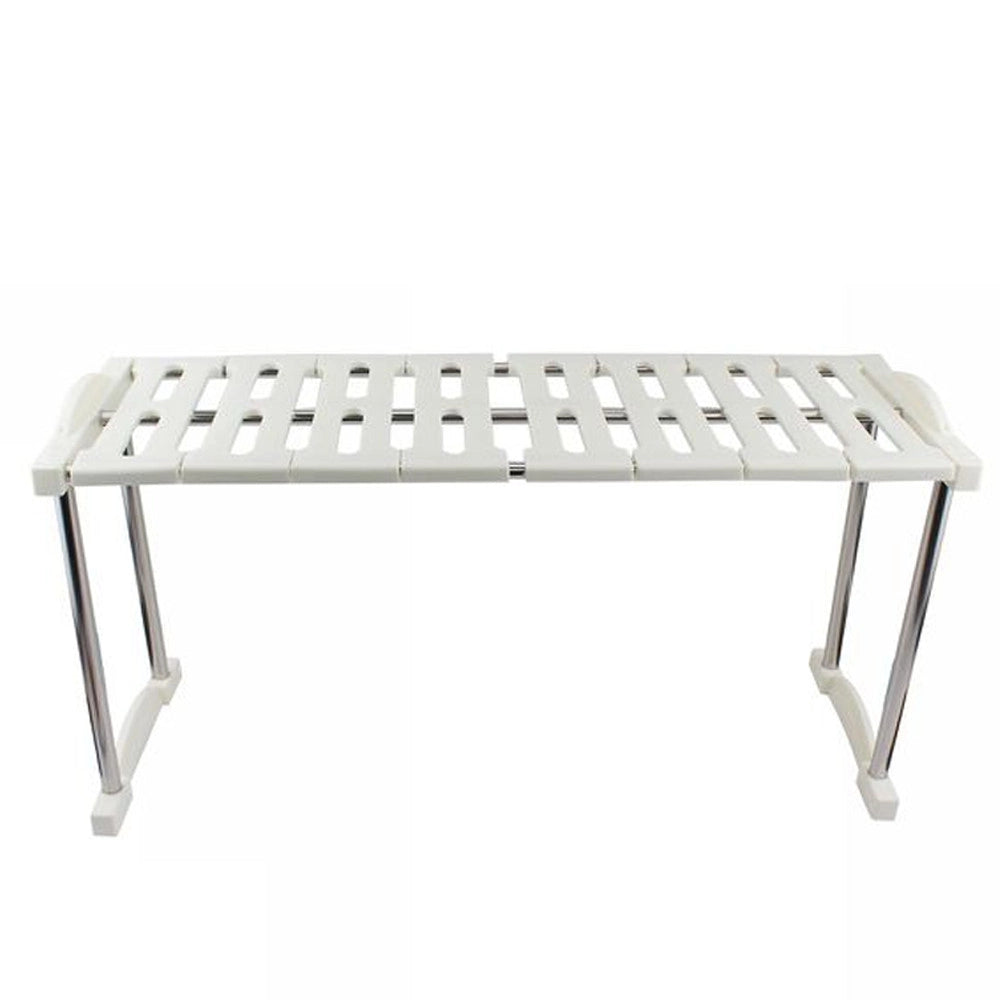 Trade Shop - Mensola Sovrapponibile Salvaspazio Organizer Impilabile Armadio Mobili 65x24x30 -