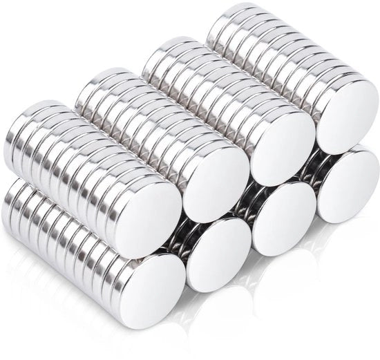 100 pezzi di magneti forti, magneti mini 12x2mm magneti a forma rotonda di neodimio, magneti forti per magnetobord, whiteboard, hobby, cartografia