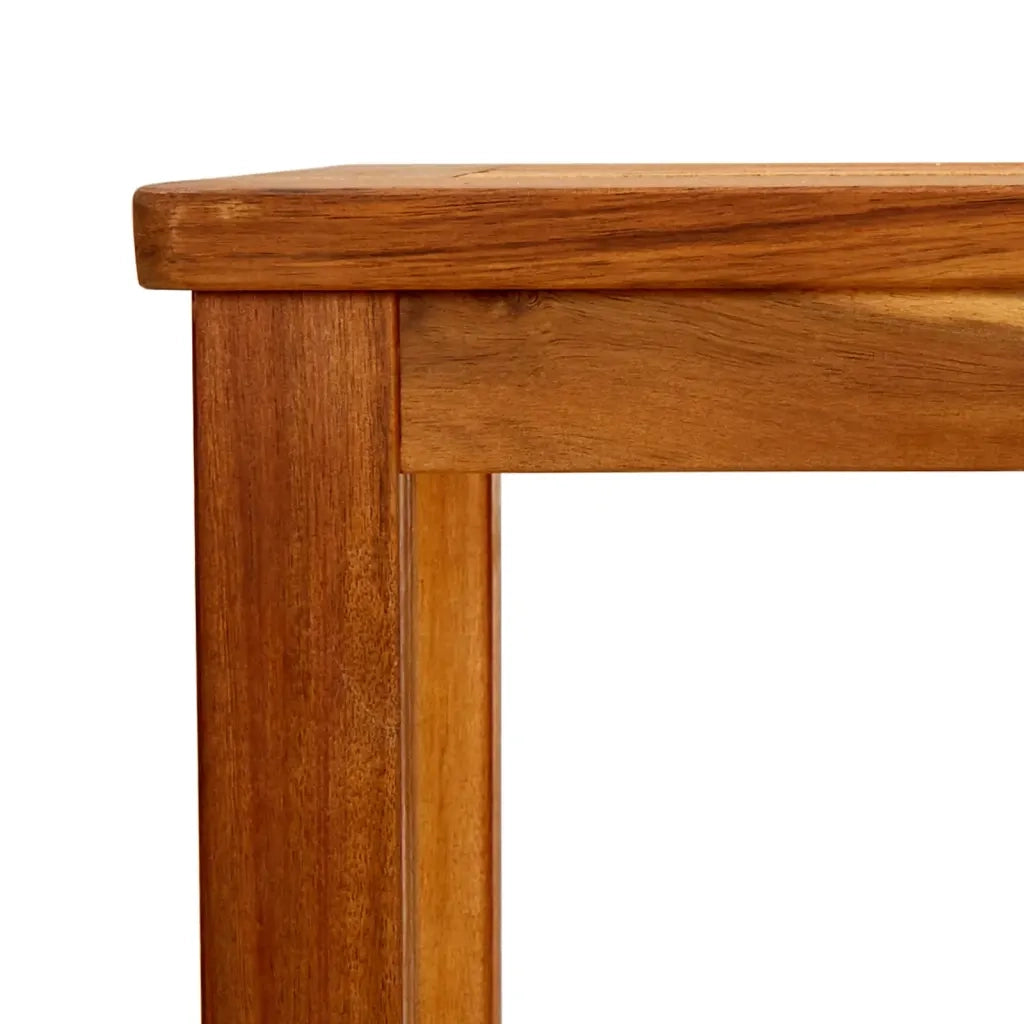 Tavolo Consolle da Giardino 80x35x75cm Legno Massello di Acacia 316405