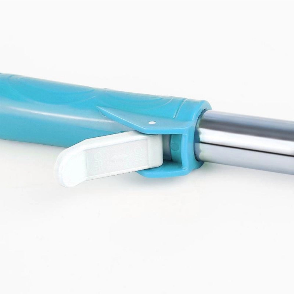 Trade Shop - Secchio Rotante Mocio Roto Mop Cestello In Metallo Microfibra Lava Pavimenti -