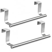 Supporto per asciugamani in acciaio inossidabile - Facile da installare - Set da 2 - 23,6 x 5,5 x 6 cm